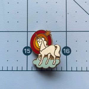 Vintage W. Berrie 1980 Unicorn Enamel Pin